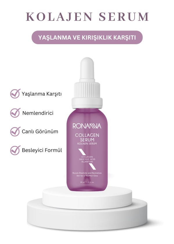 Ronanna Kolajen Serum - Botox Etkili, Allantoin, Salisilik Asit, Hyalüronik Asit - 30ml