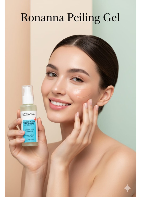 Ronanna Yüz Peeling Jel - Okyanus Tuzu Ve Keratin Içerikli, Arındırıcı Ve Aydınlatıcı - 100ml
