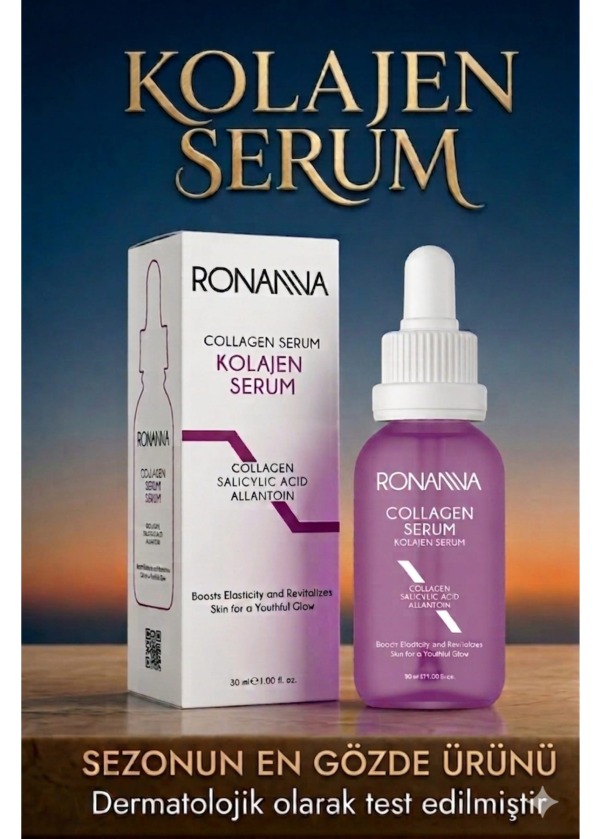 Ronanna Kolajen Serum - Botox Etkili, Allantoin, Salisilik Asit, Hyalüronik Asit - 30ml