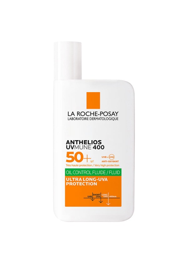 La Roche Posay Anthelios UVmune400 Oil Control Fluide SPF50+ Karma ve Yağlı İçin Yüz Güneş Kremi 50 ml