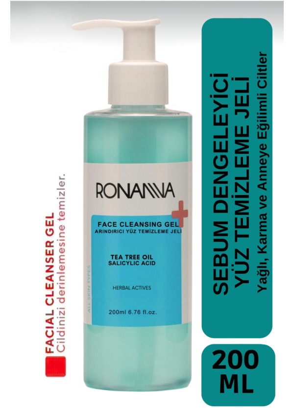Arındırıcı Yüz Temizleme Jeli - Çay Ağacı Yağı Ve Salisilik Asit Ile Derinlemesine Temizlik - 200ml
