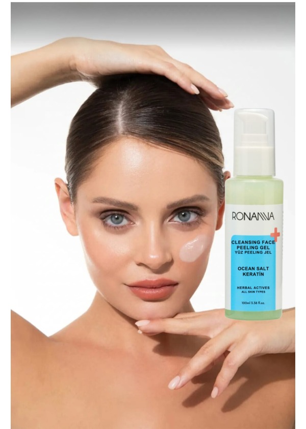 Ronanna Yüz Peeling Jel - Okyanus Tuzu Ve Keratin Içerikli, Arındırıcı Ve Aydınlatıcı - 100ml