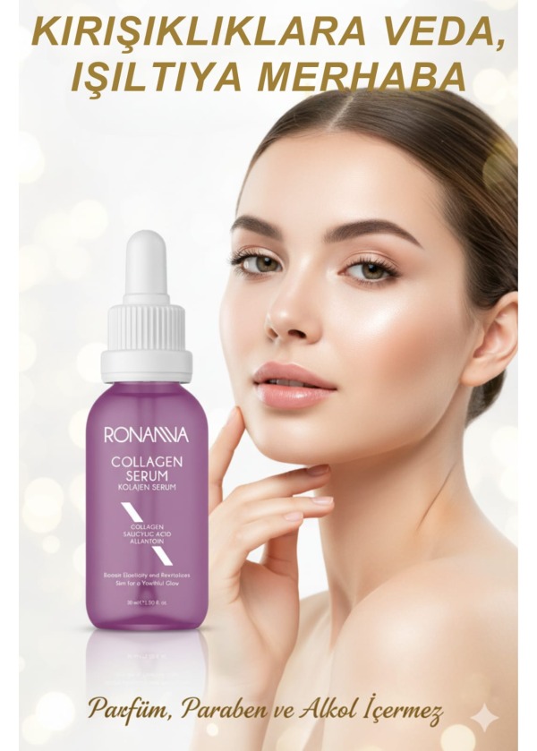 Ronanna Kolajen Serum - Botox Etkili, Allantoin, Salisilik Asit, Hyalüronik Asit - 30ml