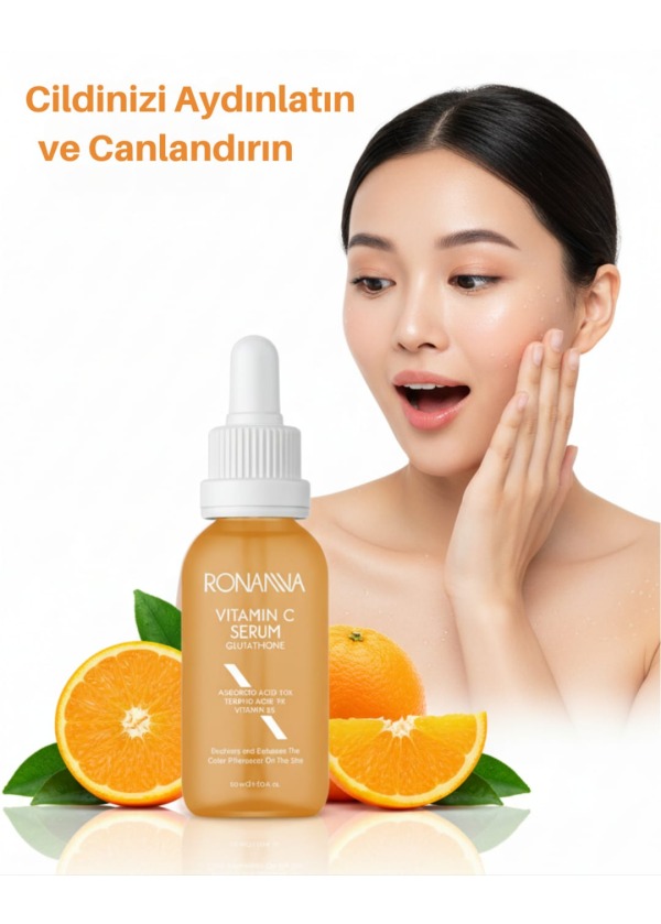 Ronanna C Vitamini Serum - Leke Karşıtı, Cilt Aydınlatıcı, Yenileyici Ve Cilt Tonu Eşitleyici - 30ml